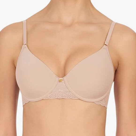 NWT Natori Women's Bliss Perfection Contour Underwire, Light Mocha, 30DD - Picture 1 of 3